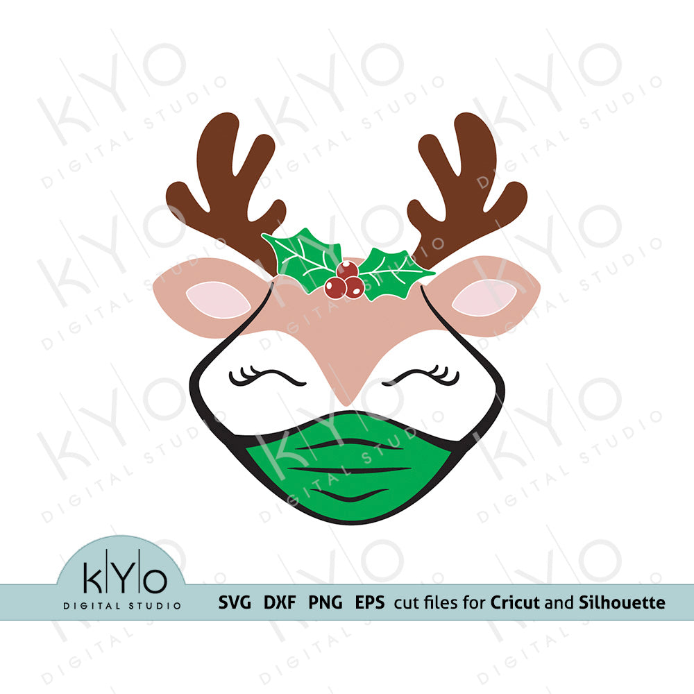 Check out this product 😍 Quarantine Reindeer Face with Mask and Holly Svg cut files 
#monogram #printables #shirtdesign #cricut #sublimation #svgfiles #lasercutting 
Shop now 👉👉 kyodigitalstudio.com/products/quara…