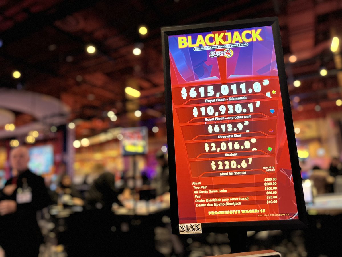 HarrahsPHL's tweet photo. Our table games BLACKJACK: Super 4 Jackpot is approaching
💲6️⃣1️⃣5️⃣, 0️⃣1️⃣1️⃣ and counting! What would you do with all that money? 💵♠️♦️♣️♦️
#WinLikeACaesar #HarrahsPhilly
Gambling Problem? Call 1-800-GAMBLER https://t.co/KT5KtI2qIs