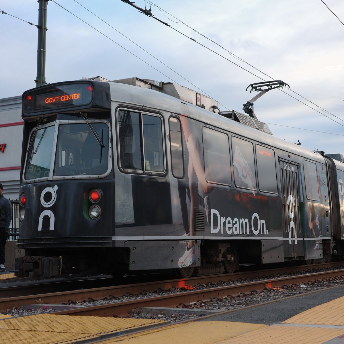 Look what we found! The Boston Green line never looked so good. 🚊✨ #DreamOn