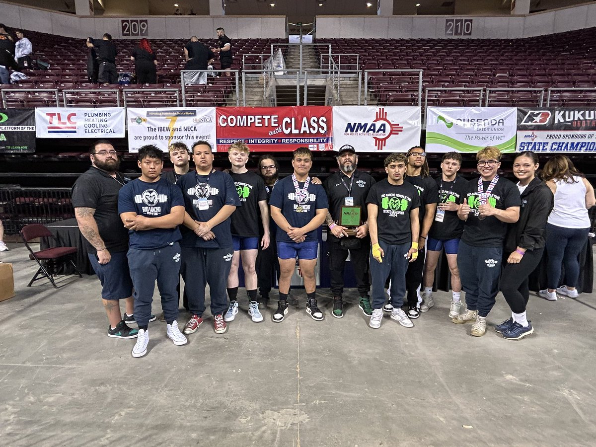 Congratulations to Cleveland High School, winner of the Boys Class 5A Title at the 2024 International Brotherhood of Electrical Workers and National Electrical Contractors Association State Powerlifting Championships @ibew611 1.Cleveland 2.Sandia 3.Rio Rancho