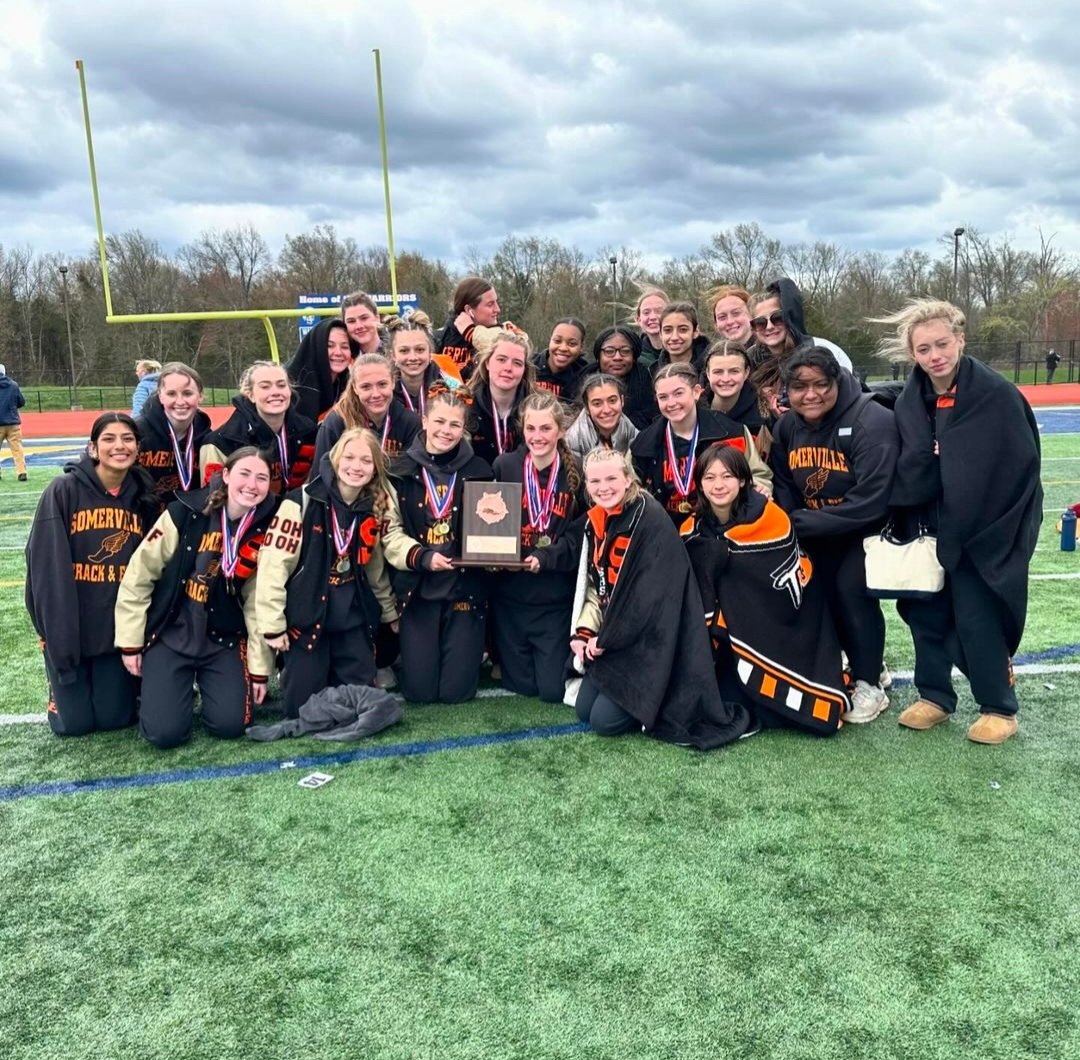 THoarle's tweet photo. Somerville Girls Track &amp; Field defend their title!
Skyland Conference Relay Champs 🏆
@emmehoarle @villetracknfeld https://t.co/m1816ZMOnZ