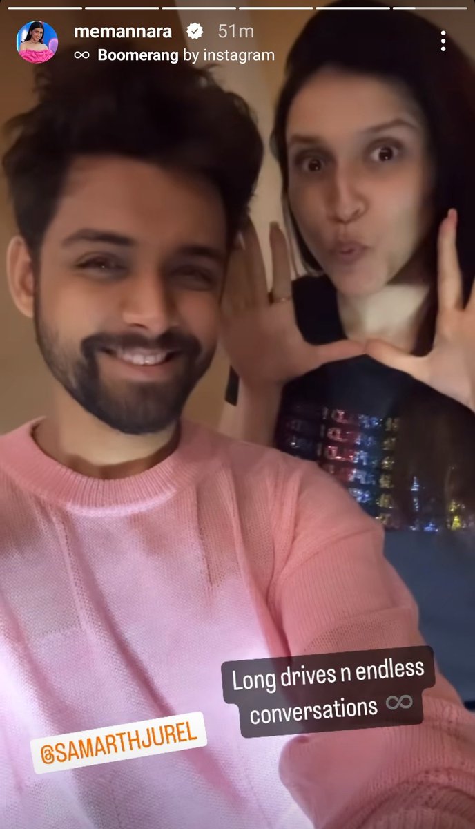 What a morning surprise 🥹😭 finally finally i got for what I was wishing for #Mintu reunion 🧿❤️Samarth urf Chintu is always there for her 🤗 
I want more content of you both @memannara @Samarth_Jurel 

#MannaraChopra #SamarthJurel