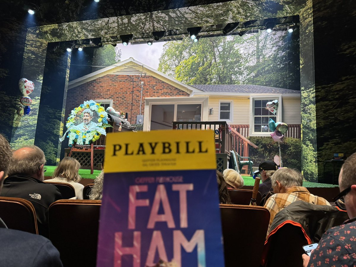 Excited to see Fat Ham @GeffenPlayhouse tonight - heard great things!