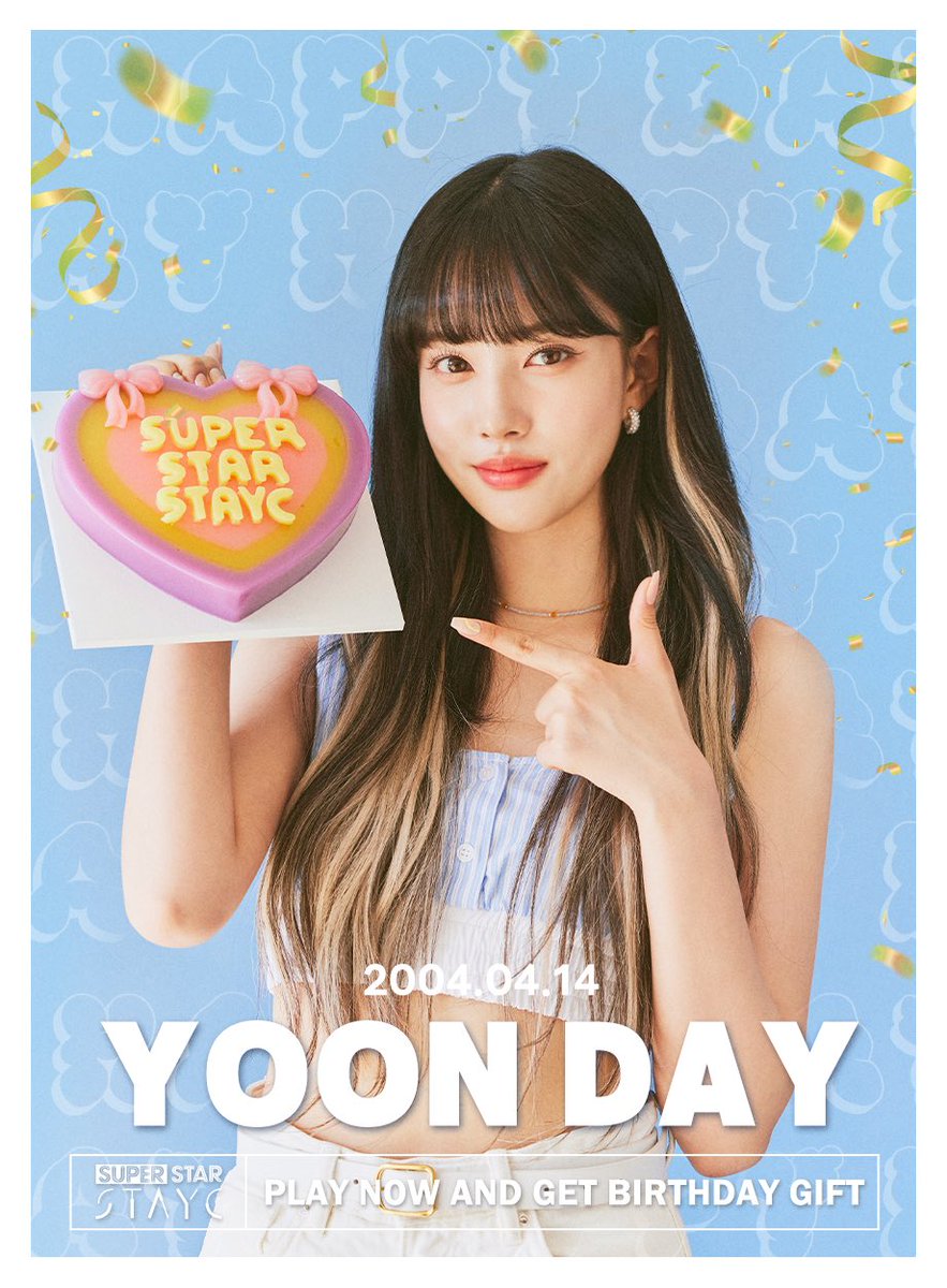 [🍰SSSC] ❥-❥-❥-❥HAPPY YOON DAY❥-❥-❥-❥ SUPERSTAR STAYC가 준비한 윤 생일 기념 스페셜 패키지와 이벤트들을 만나보세요! 🔗bit.ly/42nxNXM #슈퍼스타스테이씨 #슈스테 #SUPERSTARSTAYC #SSSC #윤 #YOON