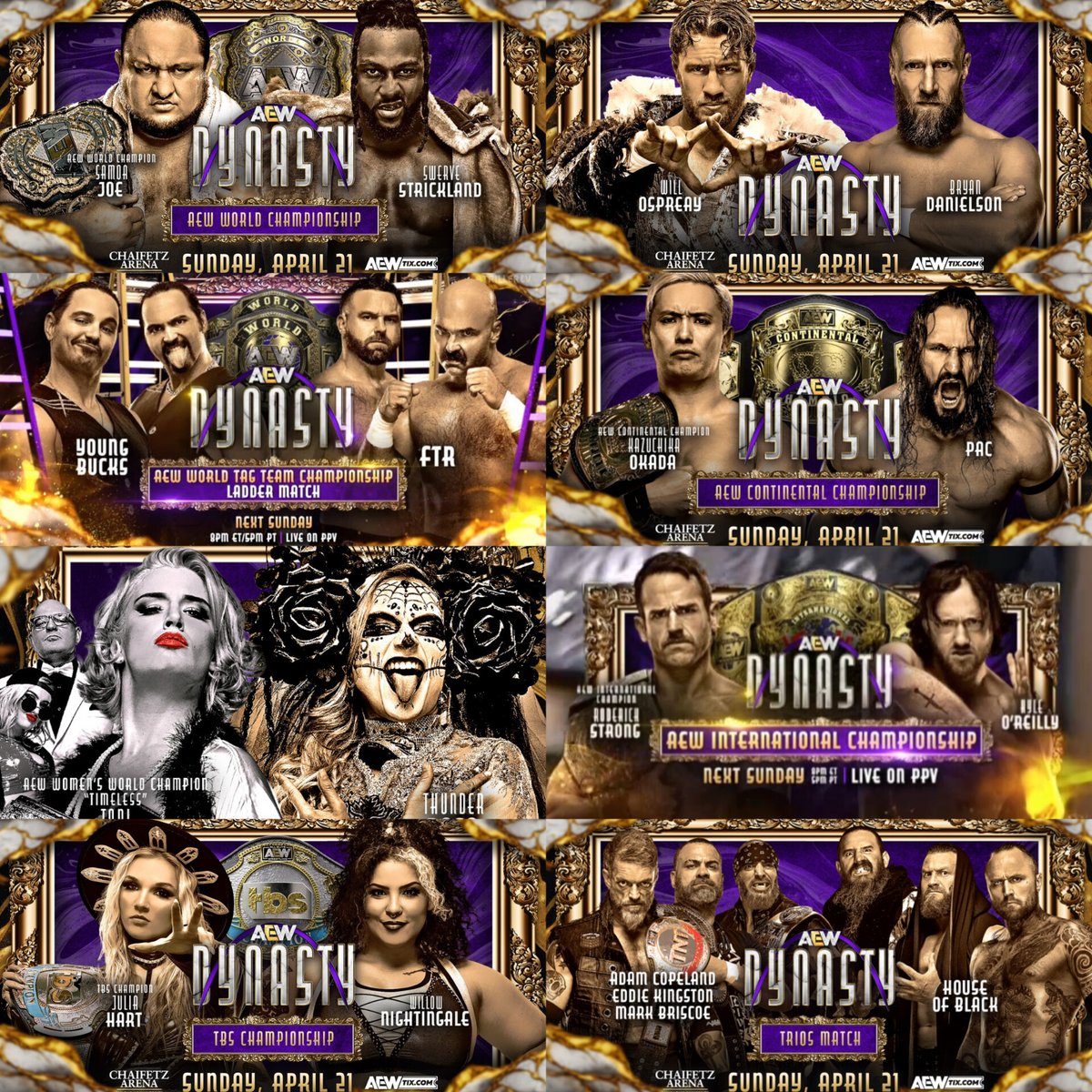 Dude, this Dynasty card is absolutely MENTAL. Some of the strongest lineups I've ever seen for a PPV.