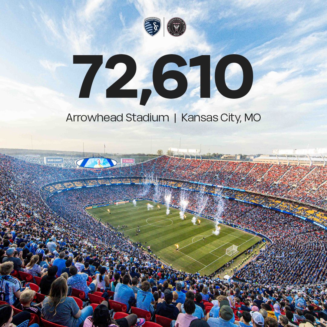 72,610: The fourth-highest attendance for a single match in MLS history. What a night in Kansas City. 👏