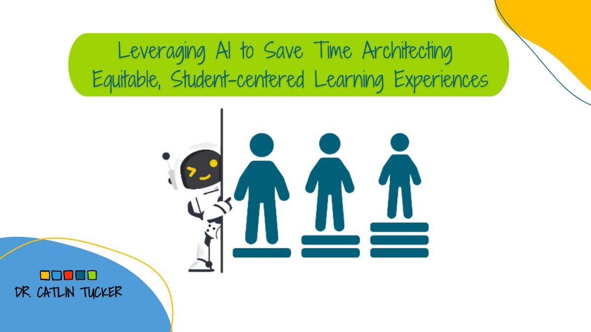 Did you know that you can utilize 🤖 AI to help you save 🕒 valuable time and create a more equitable learning environment? Discover how: bit.ly/3PI2B0B #EdChat #UDL #TOSAChat #EduTwitter
