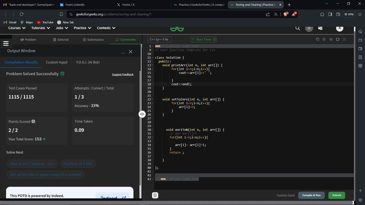 Aman_5684's tweet image. Day 16 #50dayscodechallenge

✅✅ solve two question of the array
 #coding #letsconnect