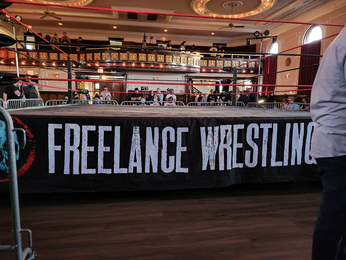 Starting a wrestling weekend with @FreelanceWres #FreelanceTrust