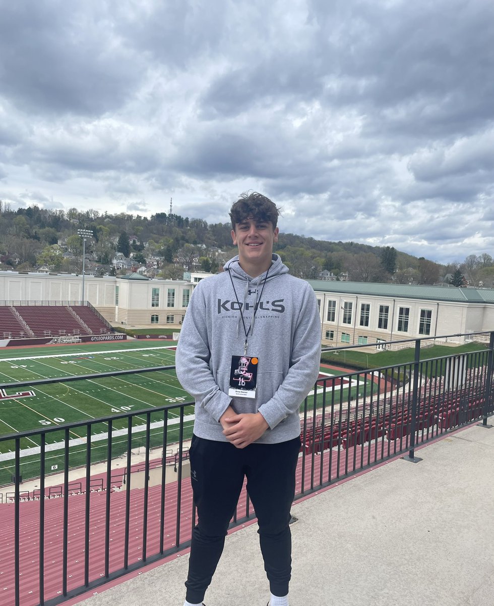 Great junior day visit to @LafColFootball today. Thank you @MCthedc for the invite! Enjoyed watching the practice, touring campus and hearing about the program. Can’t wait to come back in July for the specialist camp. @Coach__Trox @CoachSeumalo @coachjallday6 @KohlsKicking…