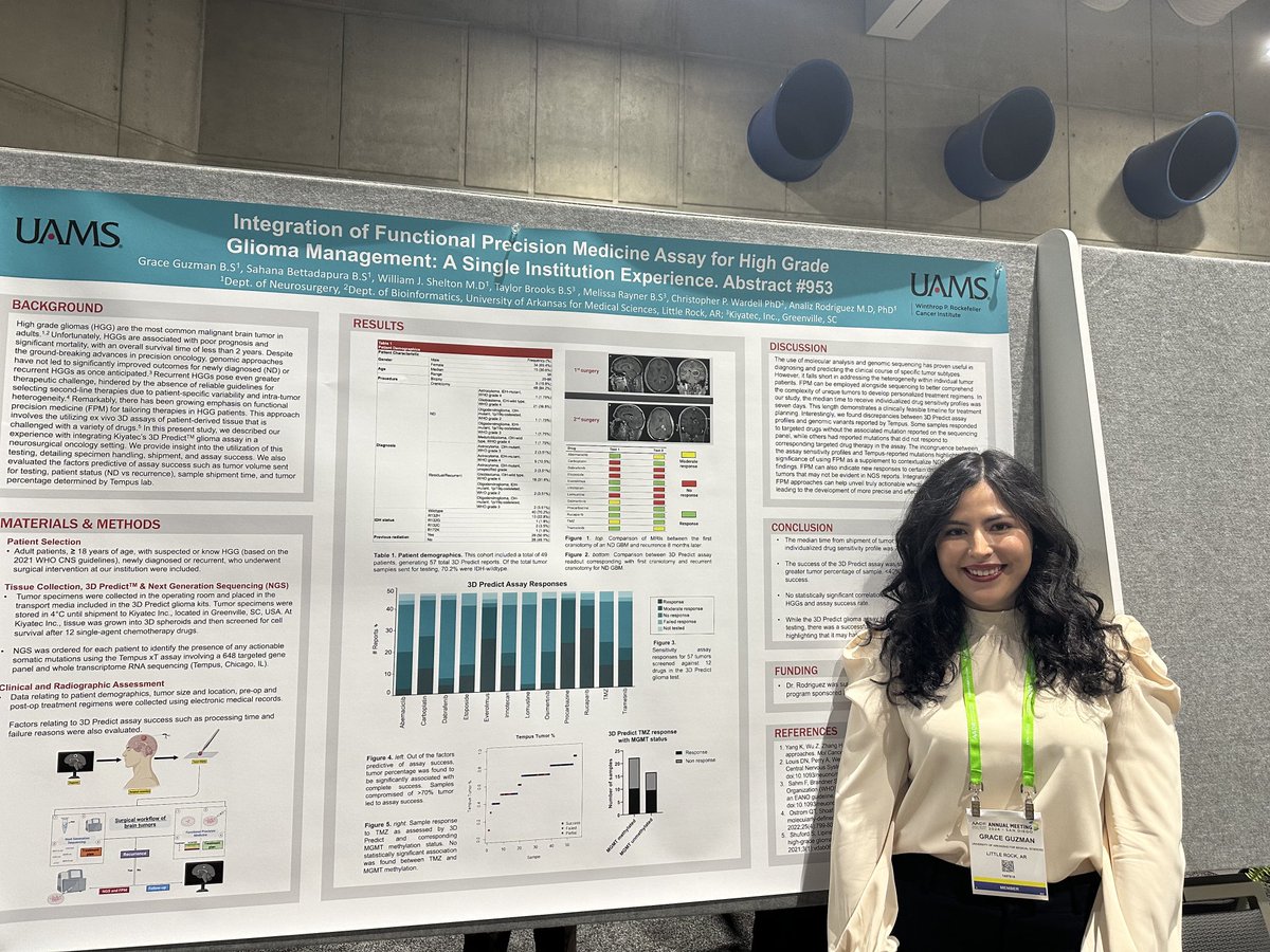 Reflecting on my first #AACR this past week where my mentee won a 2024 Minority Scholar in Cancer Research Award. The future oncologist Dra. Guzman will be part of 2% of the physician workforce who are #latina! ⁦@LatinasInMed⁩ ⁦@uamscancer⁩ #sisepuede #AACR2024 #MICR