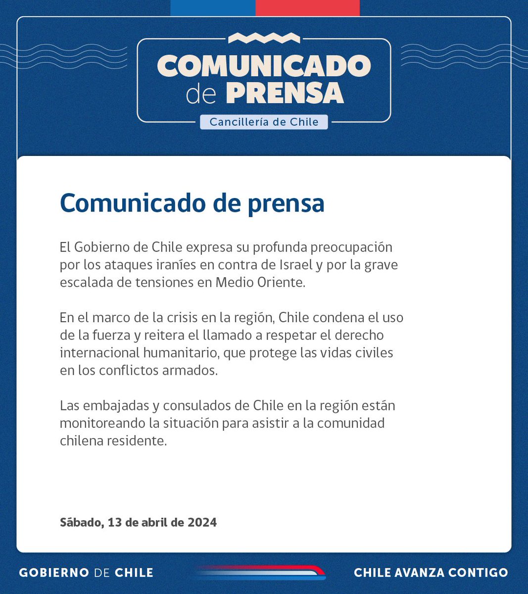 Comunicado de prensa