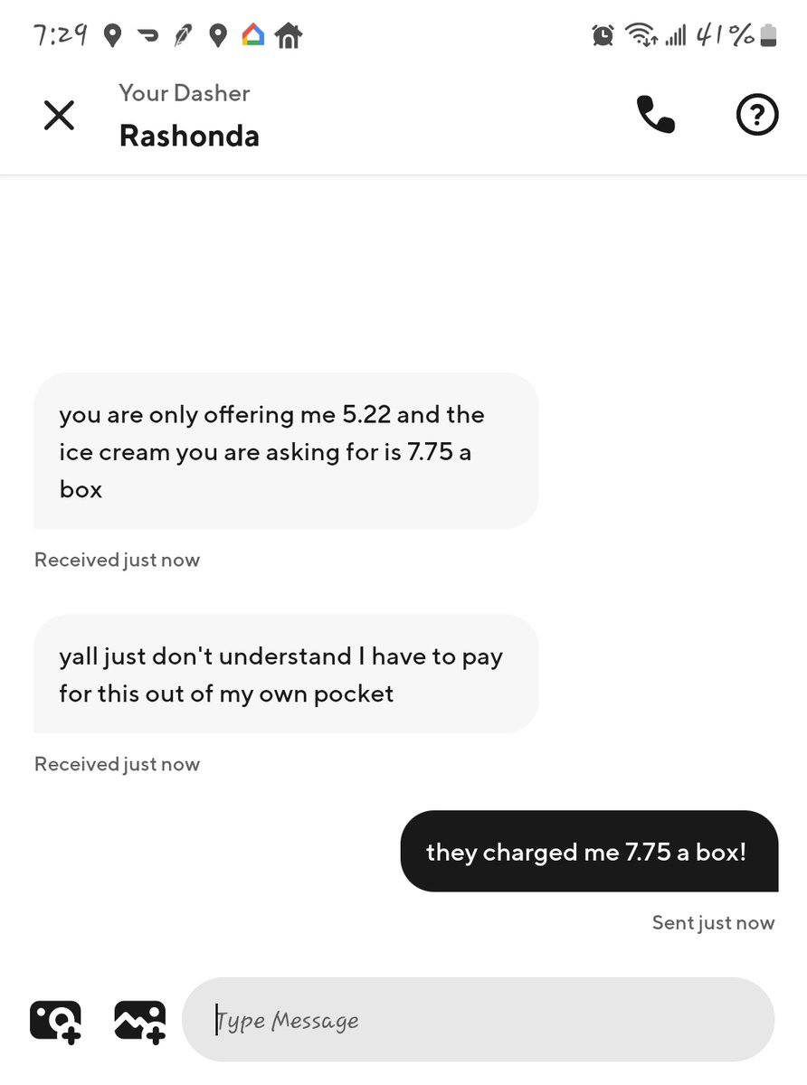 Doordash needs to get a grip on their dashers! That's took some Andromeda sizes testicles to send me this message