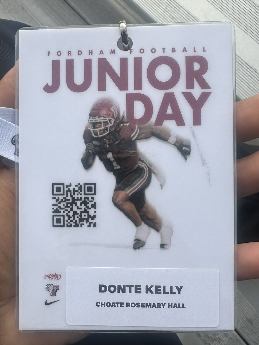 Thanks for @CoachPetrarca inviting me up to Fordham for a junior day. It was great and beautiful campus.