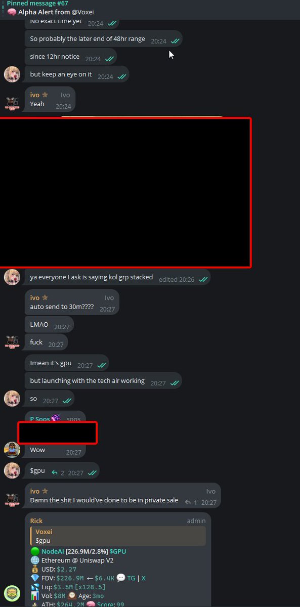 ArbitragingGain's tweet photo. $HASHAI
Perhaps one of the best plays for the group overall going from finding it very early before anyone was even talking about it to anticipating and apeing the launch ! 

11M ( Most entries were around 15 to 20M ) to 282M ATH before the market decided to nuke itself :sob: https://t.co/jckXK1Ls7v