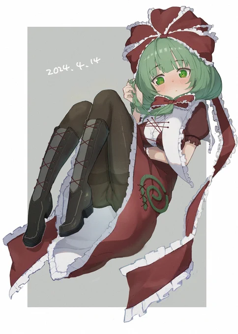skebご依頼ありがとうございました。東方の鍵山雛ちゃん描かせて頂きました。 