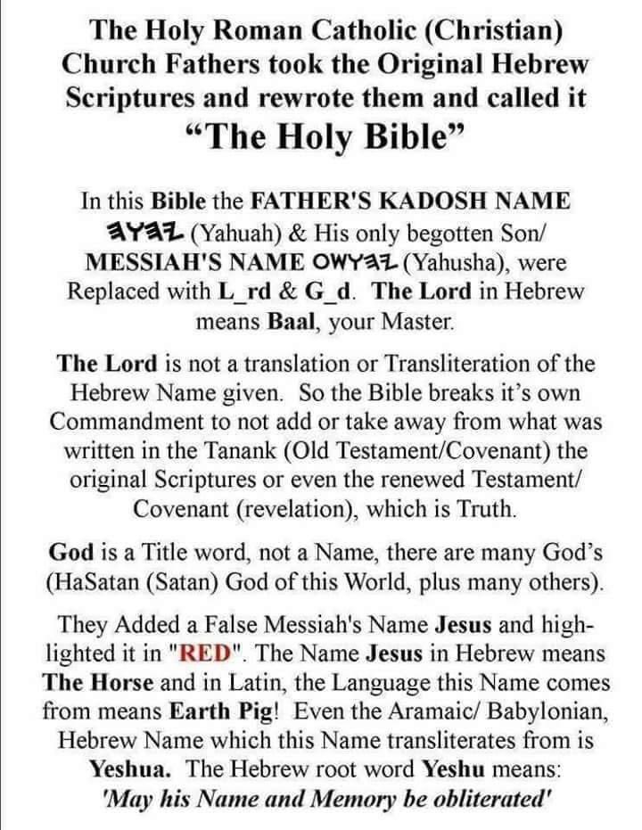 Christian translation deception.