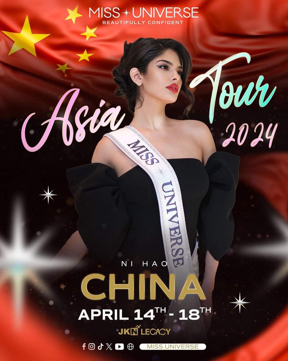 Continúa la gira de Sheynnis por Asia, ahora China, se prepara para recibir la visita de la mujer más bella del universo. 👑✨️ #SheynnisPalacios #MissUniverse2023 #MissUniverse #nicaragua #China