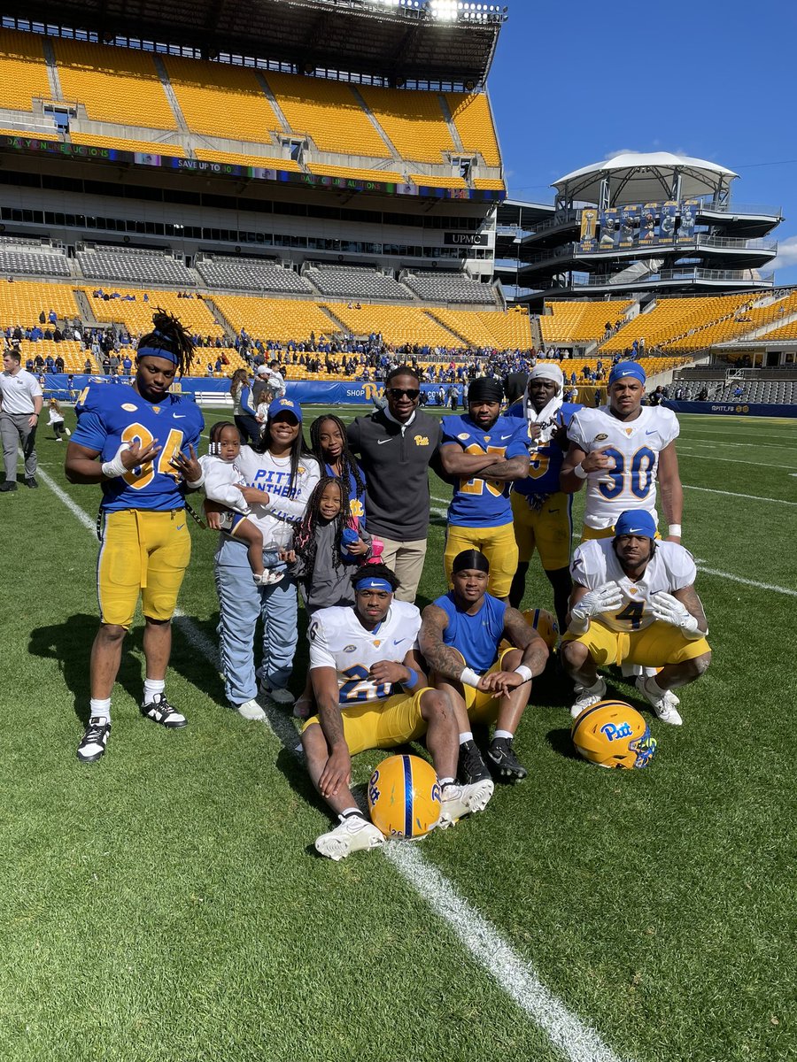 First Spring Game in the books! What a great day of football shared with family and fans! Thanks to all who came! So fortunate to work with these great young men! #H2P #JRB #PittIsIt