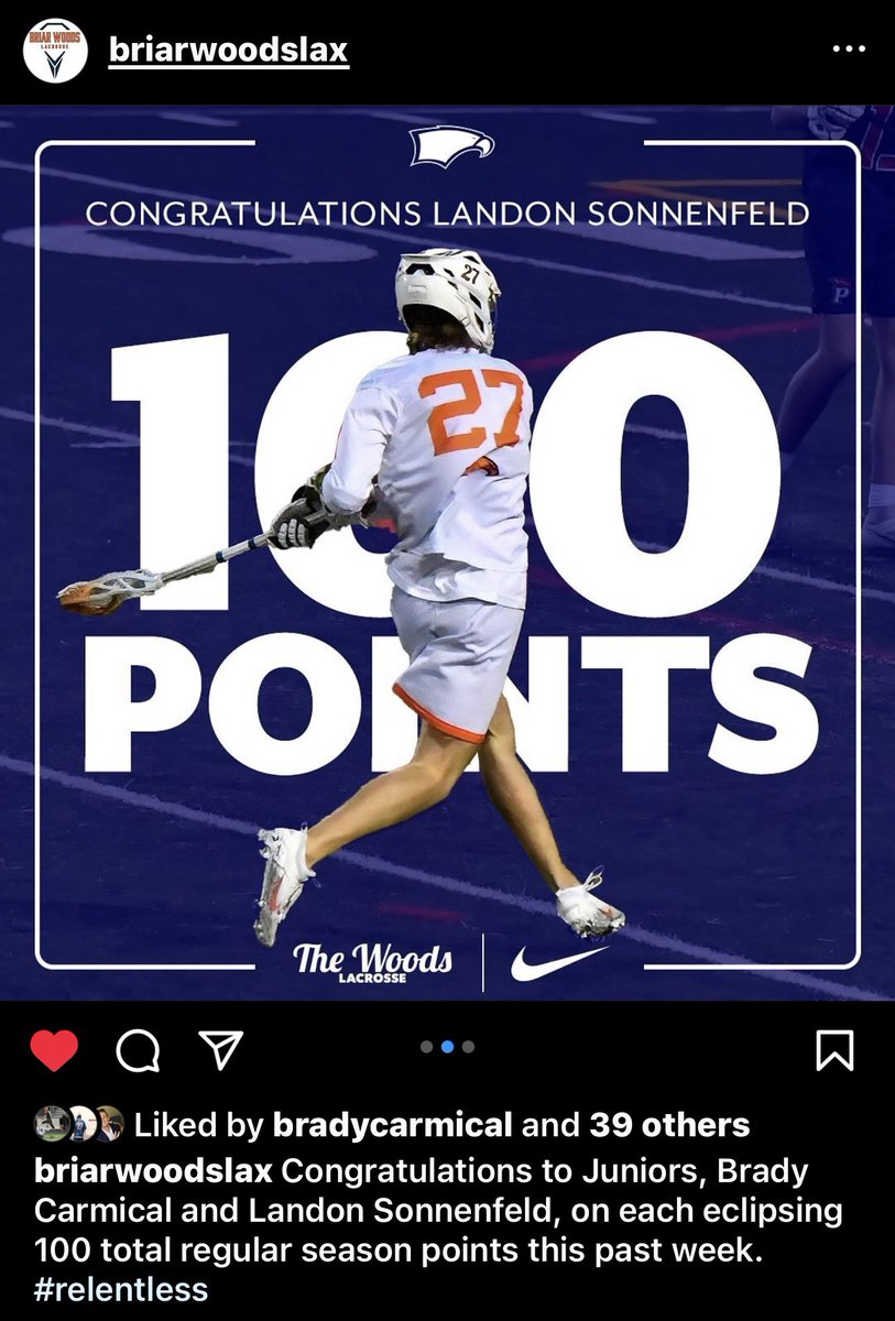 💯 + with @Landon_Sonn27! @briarwoodslax @andrejones1185