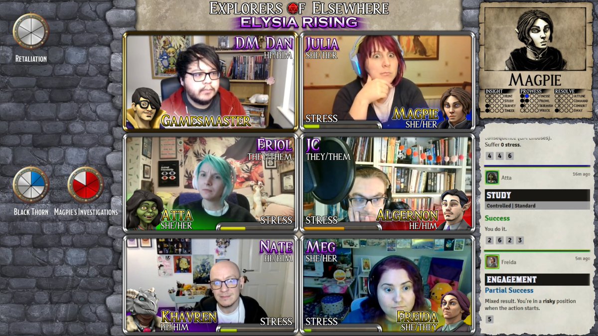 EoElsewhere's tweet image. The Crew plan a burglary against Freida's deranged rival, but no-one could have known how far he's fallen.

See how the new ep of our @bladesinthedark #actualplay unfolds on the EoE YT channel or on #podcast!

LINK: youtu.be/K4_U2M3Zadw

Like &amp;amp; sub for more!

#ttrpgcommunity