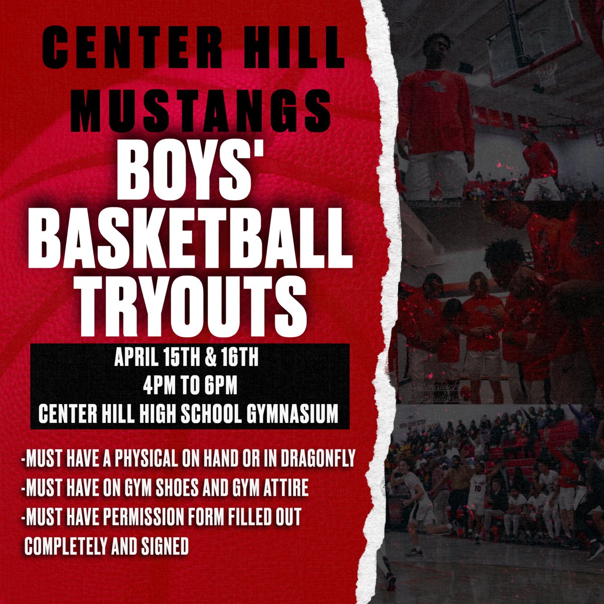 2 days until Tryouts….Show up and Show out Mustangs… #RespectTheHill