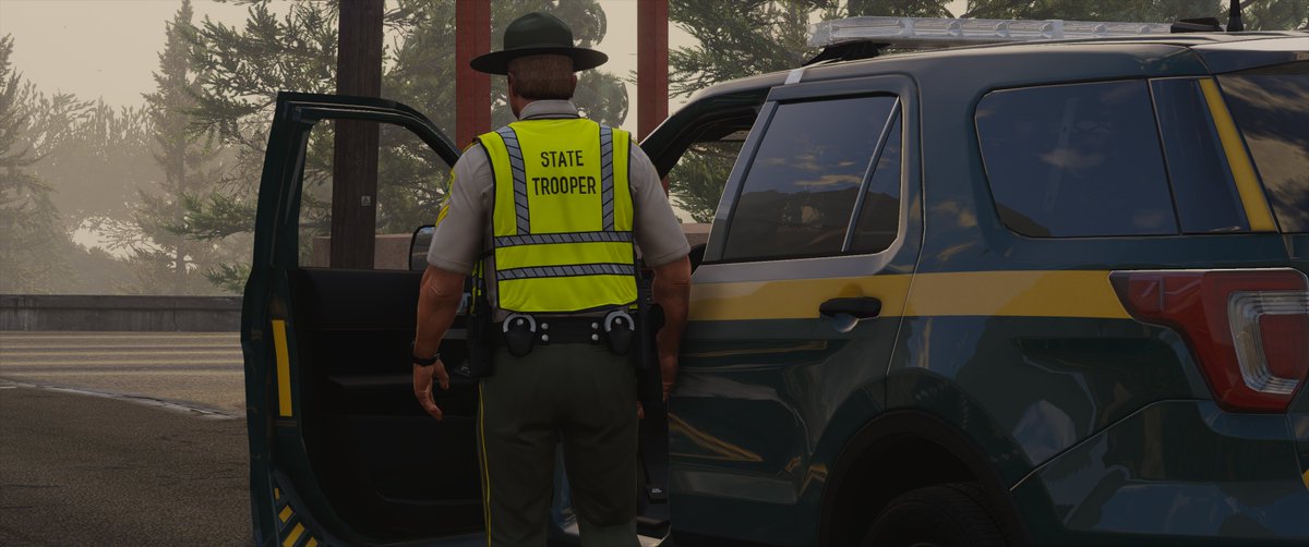 Also, I added a new high-visibility vest to the VSP uniforms.

#gta5 #gtav #lspdfr #police #statepolice #lawenforcement