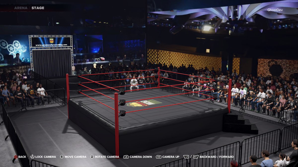 Did y'all miss me😮‍💨 PCW UK Venue (WIP) @PCW_UK #WWE2K24 #CommunityCreations