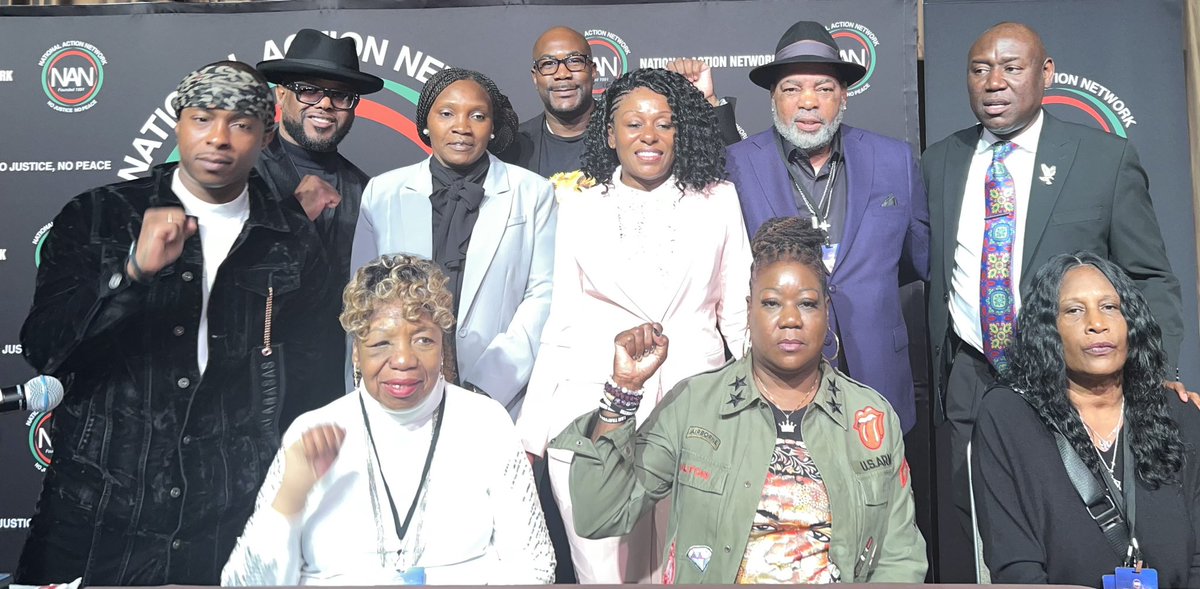 @NationalAction Network conference in NY with the families of: 
#EricGarner #TrayvonMartin #TyreNichols #StephonClark #GeorgeFloyd #AhmaudArbery #AJOwens &  @AttorneyCrump 
TY all for the support you have given us, we love you!! 😍😍✊🏽✊🏽👑👑
#CantStopWontStop #OurChildrenMatter