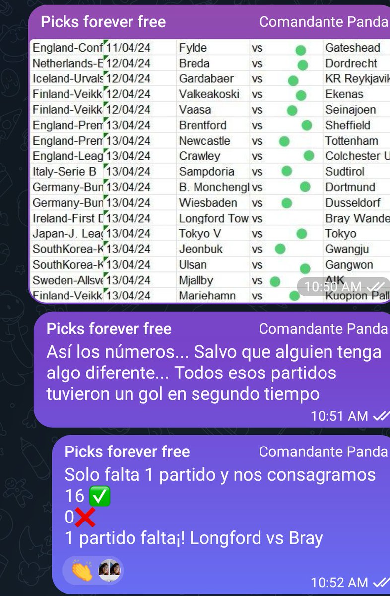Comandant_Panda's tweet photo. Venimos con todo!!! Racha de 17 partidos con nueva lista JOYA 💎 

#picks #free #tipster #panda

https://t.co/6XlJ6btzoC https://t.co/un9LZzCIEc