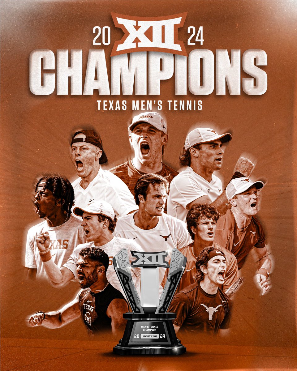 Your OUTRIGHT 2024 Big 12 CHAMPIONS! #HookEm 🤘🎾🏆