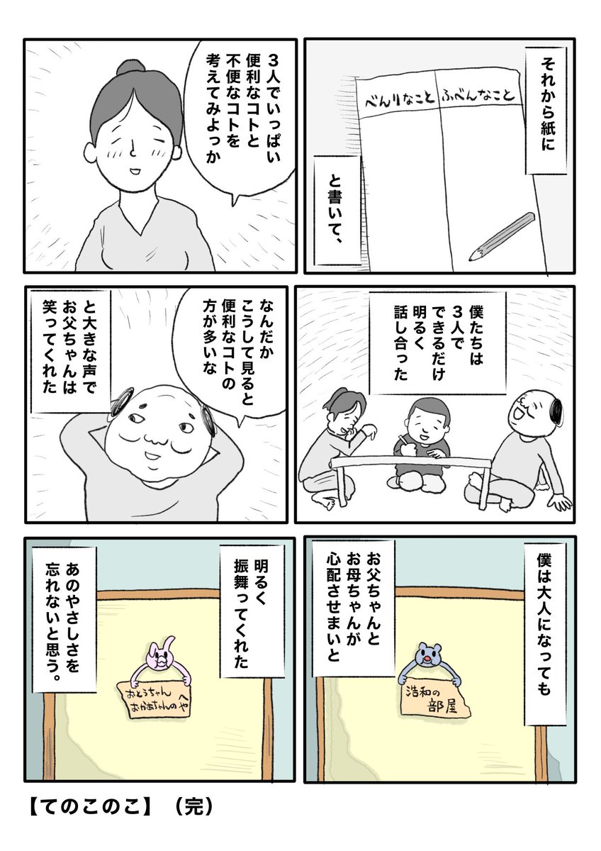 【てのこのこ】(2/2) 