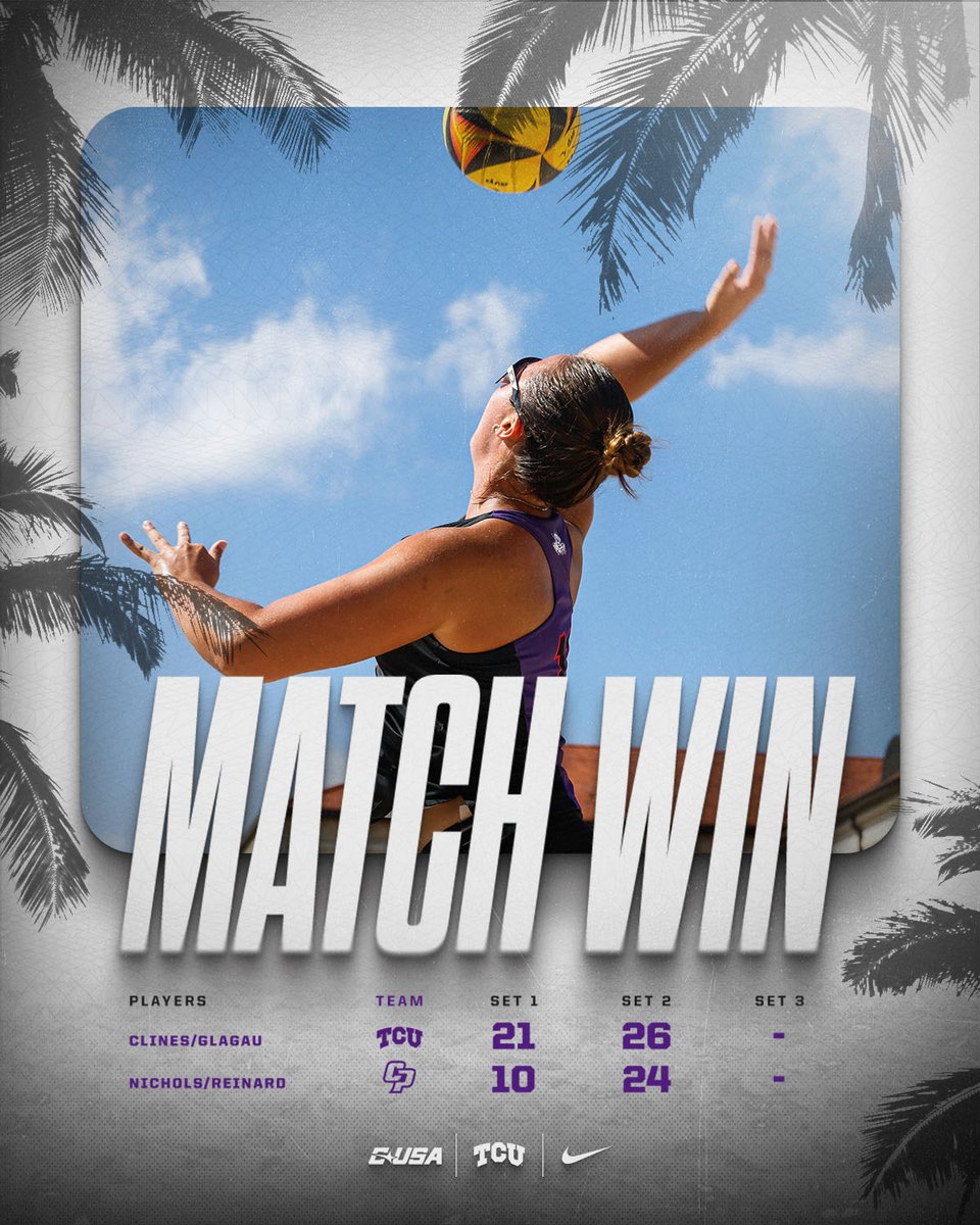 what a battle for our 5s 👏👏 #GoFrogs🐸🏖️🏐 x #OneTeam