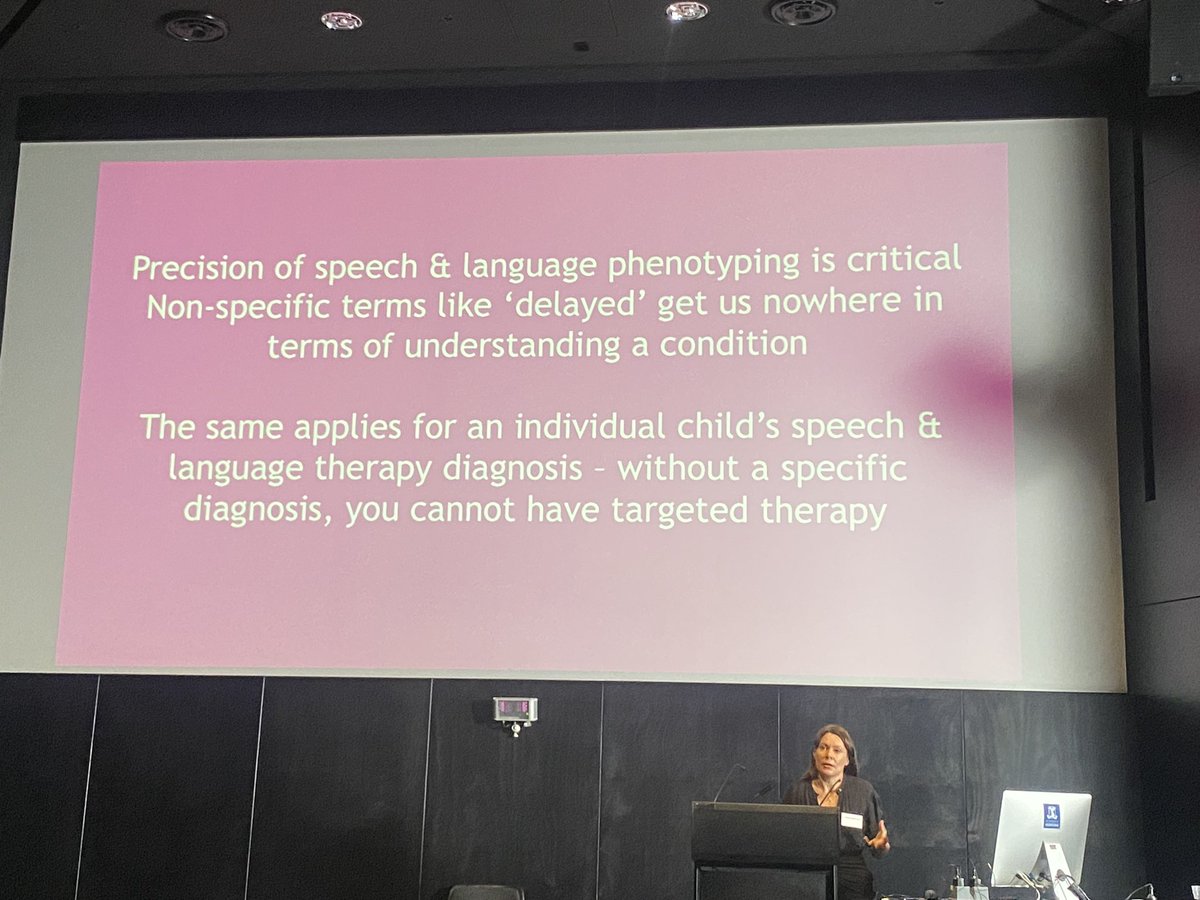Well said #ProfAngelaMorgan. Plain English summaries of research papers are important so parents can understand what targeted therapies to try with their children. Without a diagnosis it is harder to engage in the most targeted speech therapy. @geneticepilepsy