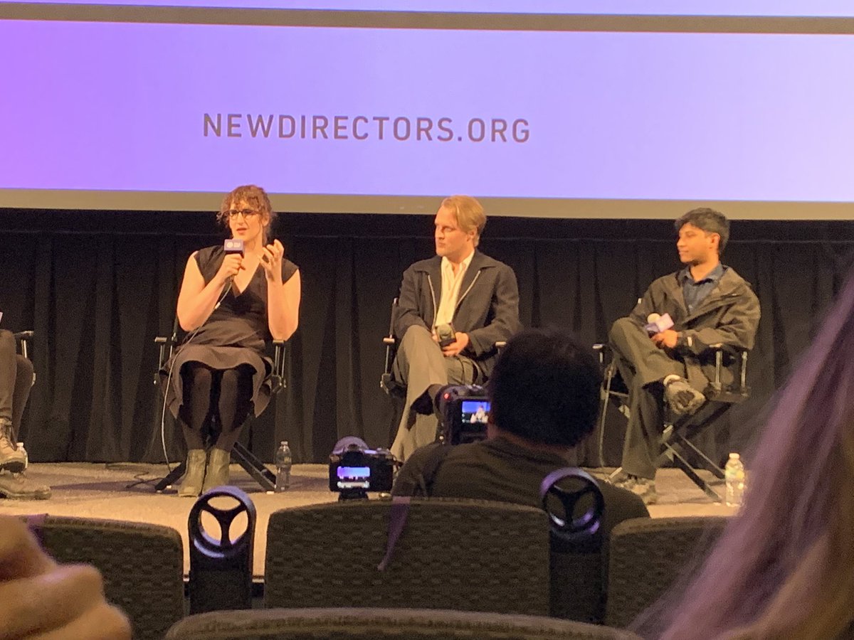 The legendary @majortransceleb presenting her wonderful debut Stress Positions at @FilmLinc this evening with @bejohnce and Faheem Ali