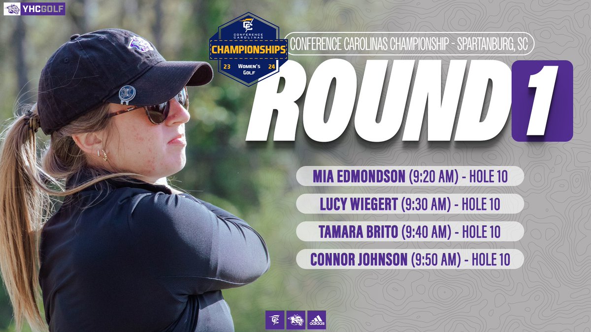 YHC_Golf's tweet photo. YHC Women's Golf tees off tomorrow morning at the Carolina Country Club in Spartanburg, SC in the First Round of the @ConfCarolinas Championship! https://t.co/1oDSYkOP8p