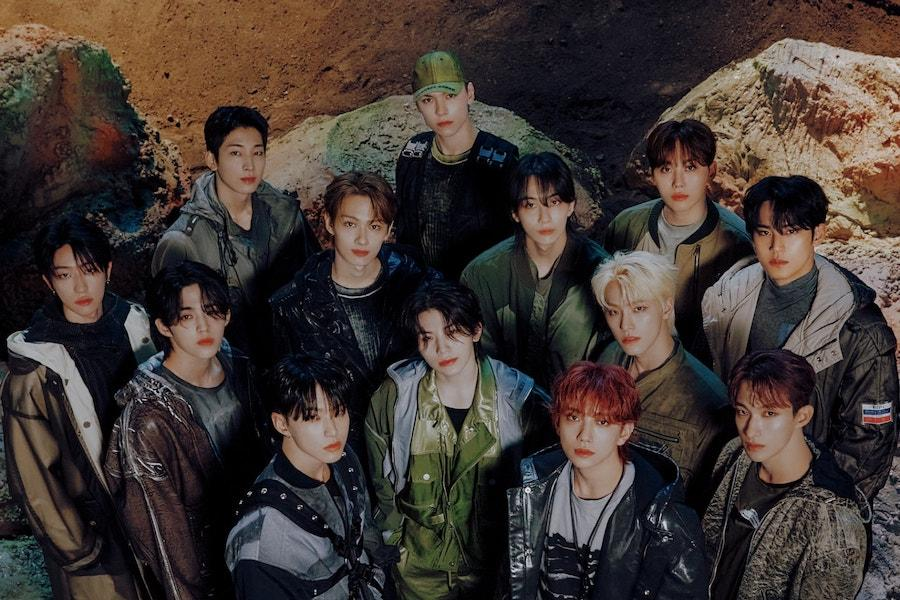 kchartsmaster's tweet photo. Brand reputation ranking top boy group for each month in 2024 so far:

January: SEVENTEEN
February: SEVENTEEN
March: SEVENTEEN
April: SEVENTEEN https://t.co/3IBVjyJOMh