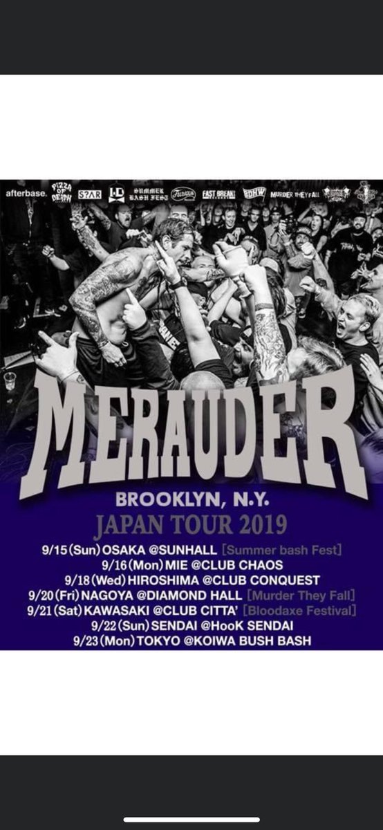 poochandog's tweet photo. #MERAUDER
#NYHC
コロナになる前に観た最後のライブが決まったのがこの日だったか🎸 https://t.co/8jBDjMDgAH