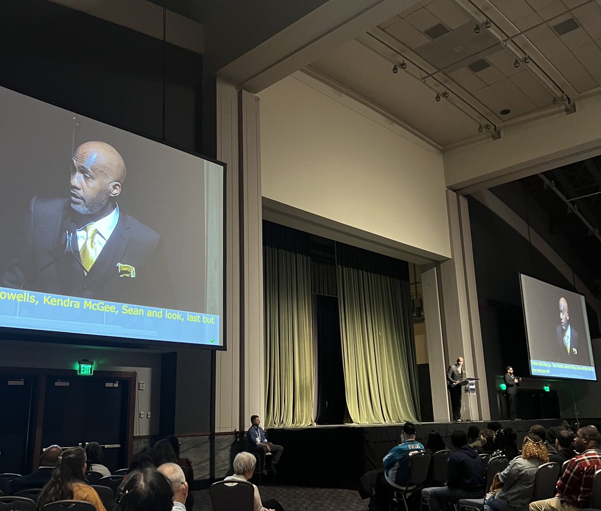 bseleadership's tweet photo. “Far too many of our children feel ridiculed and hated.”

Day 3 of #AERA24 concluded with the presidential address by AERA President and UCLA Professor, @TyroneCHoward, on why we must disrupt racism in academia and our schools. 

#LeadingForEquity #21CSLA @Berkeley_Edu https://t.co/uTIAIpaQGL