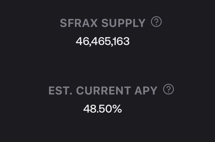 Flight to safety. app.frax.finance/sfrax/stake @fraxfinance