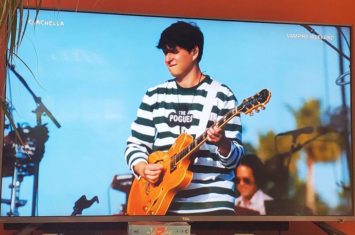 I'm enjoying watching @vampireweekend's livestreamed #Coachella performance.