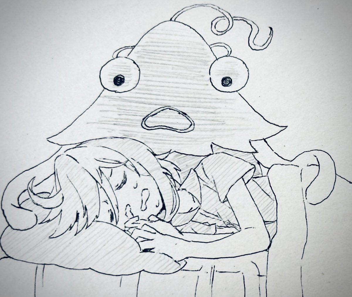 枕元になにかがいるあすかさん 