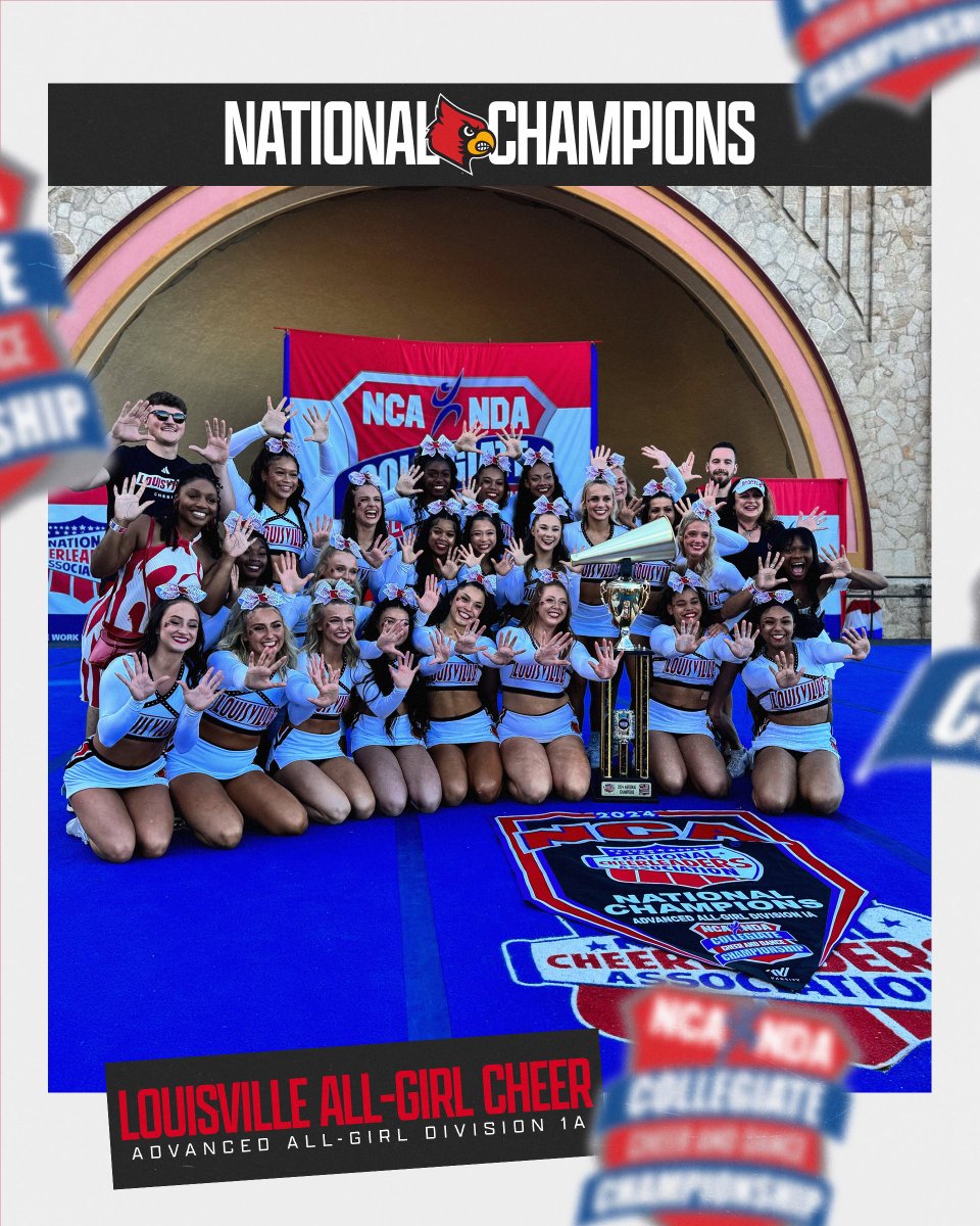 NATIONAL CHAMPIONS 🏆 Louisville All-Girl has won its 10th straight title! #GoCards x #ForTheVille