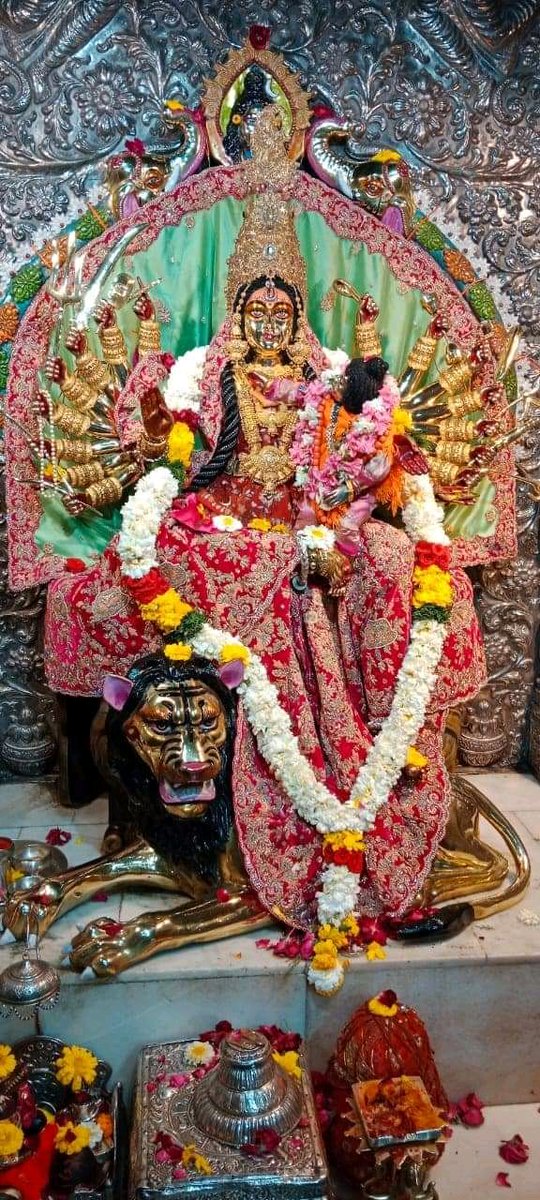 श्री आद्या कात्यायनी शक्तिपीठ मंदिर , छतरपुर से करें मां महिषासुर मर्दिनी के दिव्य दर्शन🚩