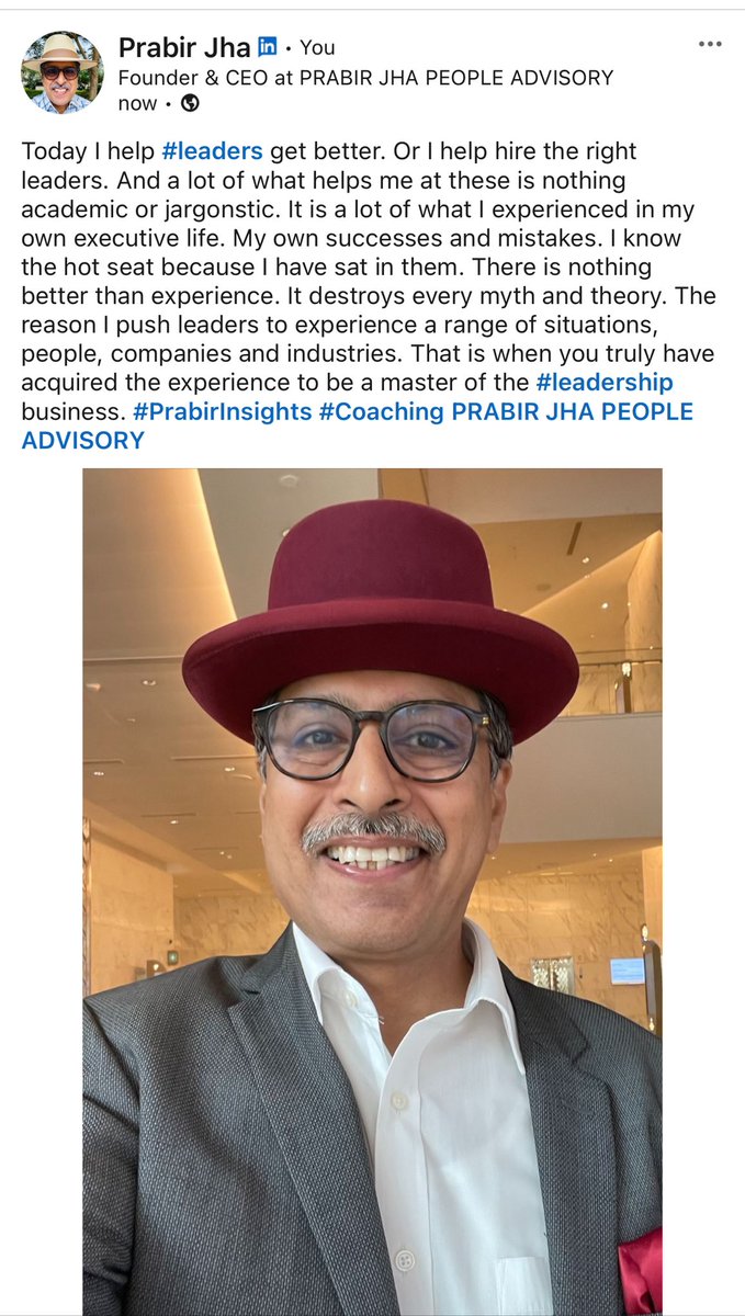 #PrabirInsights #Leadership #Coaching #Hiring