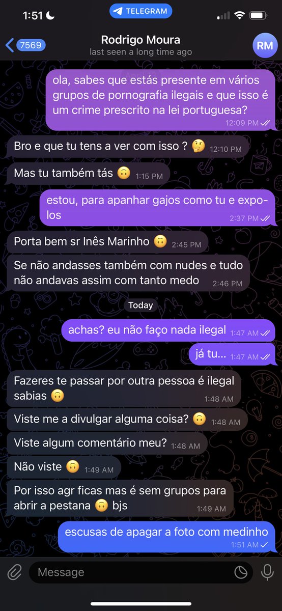 marinhsgotagun's tweet photo. uns prints dos mesmos quando foram confrontados https://t.co/6G0lMR1ihP