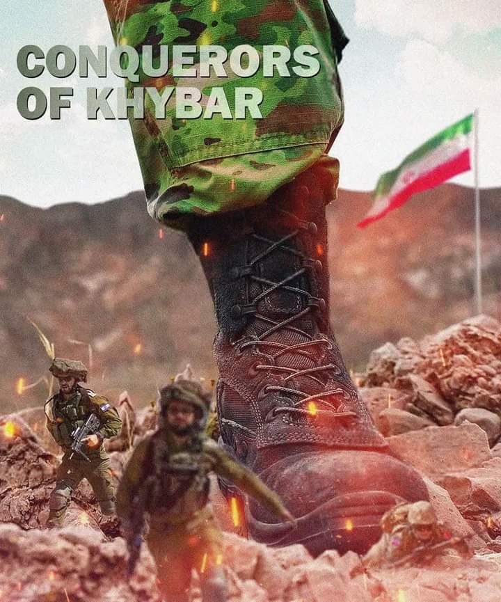 BeingNajf's tweet photo. So far, the resistance front has been victorious. Let the world know what it means to play with a lion's tail. Let the world know the children of Ali and Zahra a.s. Let the world know Shia well.

#Iran #Iranian #Gaza #Gaza_Genocide #Palestine #IsraelIranWar https://t.co/r479fggzzv
