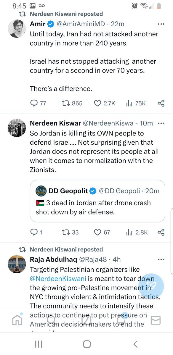 jina_huh's tweet photo. @NYCMayor @NYCMayor @NYPDCT @NYPDDaughtry:
Please keep an eye on #NerdeenKiswani ๐ฉ (#WithinOurLifetime ๐) who sees #Iran as an ally of "Palestine" and supports Iran's attack on @Israel ๐ฎ๐ฑ. ๐ซ
#problematicprotestonline https://t.co/4Xxmj82H0U