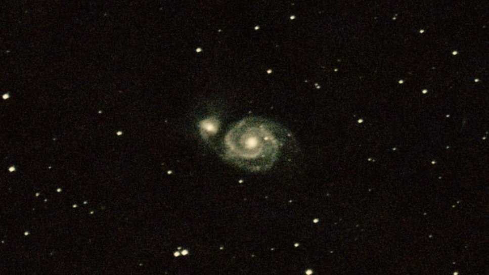 ScarbsCollect's tweet image. A clear night on my birthday gave an opportunity to image M51, the Whirlpool Galaxy.