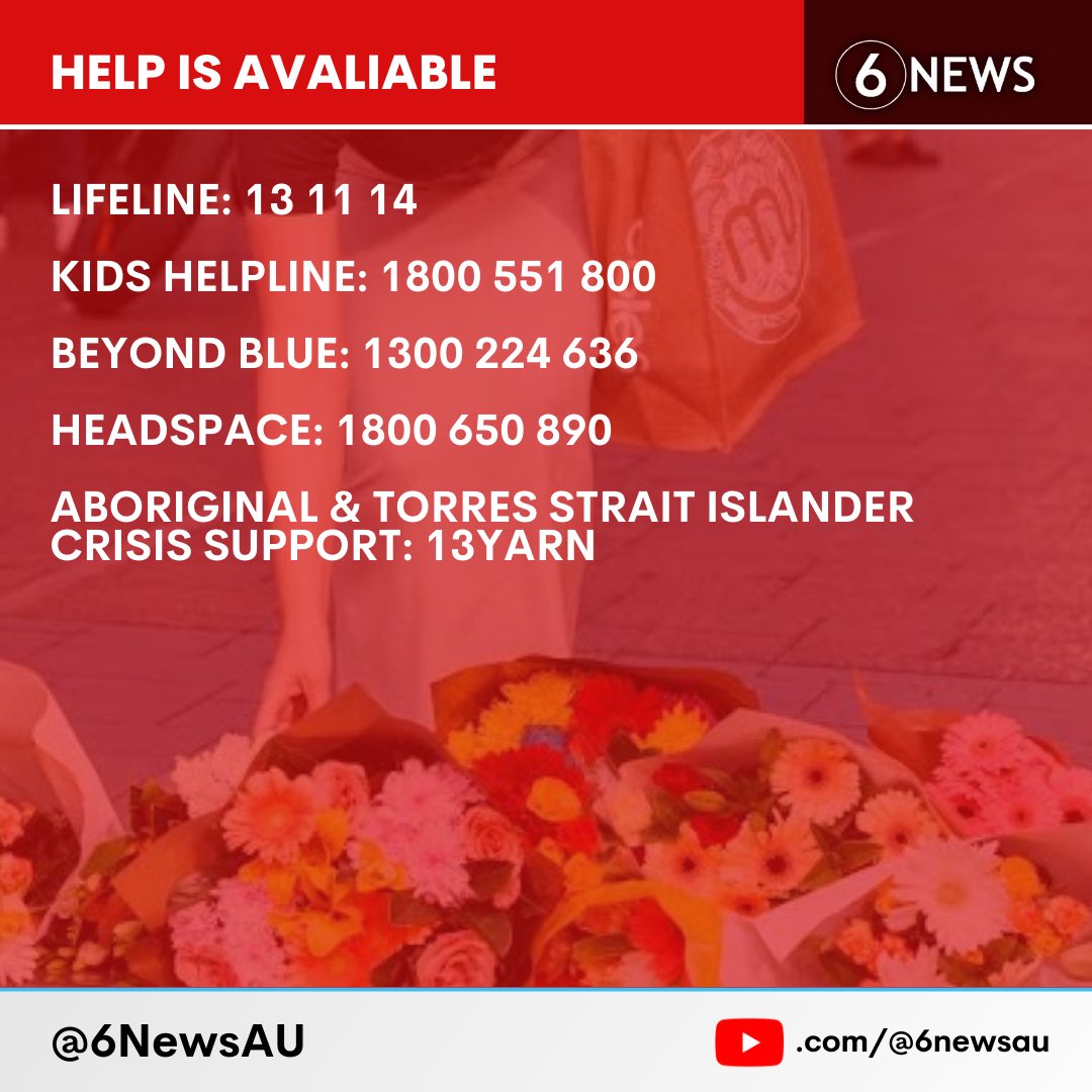 6NewsAU's tweet photo. #UPDATE: Here is what we know as of 10:55am AEST this Sunday, following the stabbing attack in Bondi Yesterday.

#6NewsAU | https://t.co/eU0kSSqP9E https://t.co/iPGrIMAv3y